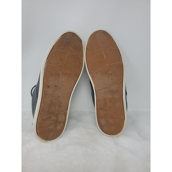 Steve Madden Men's Gray Ankle-High Leather Fashion Sneaker - 8.5 - Picture 5 of 5